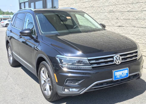 2019 Volkswagen Tiguan for sale at THOMPSON MAZDA in Waterville ME