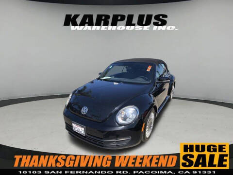 2015 Volkswagen Beetle Convertible for sale at Karplus Warehouse in Pacoima CA
