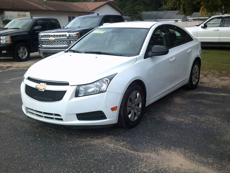 2013 Chevrolet Cruze for sale at LAKESIDE MOTORS LLC in Houghton Lake MI