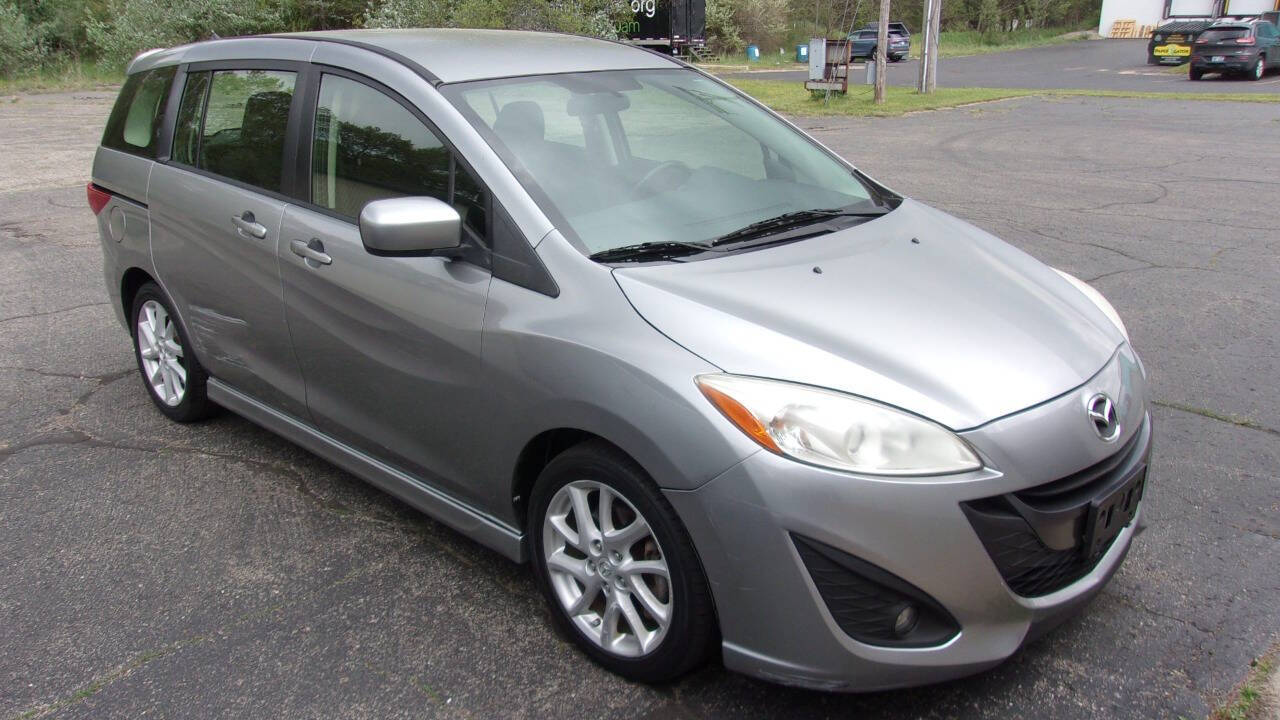 Silver 2012 Mazda Mazda5 Touring Touring 4dr Mini-Van 1