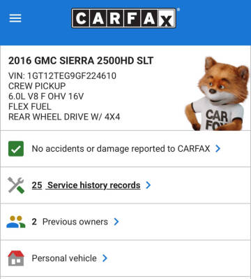 2016 GMC Sierra 2500HD SLT