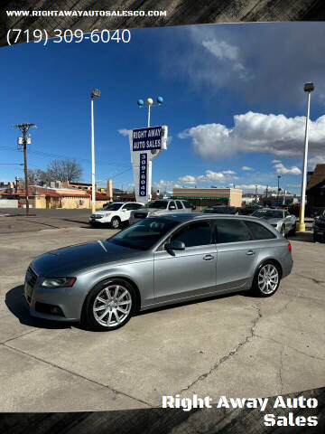 2010 Audi A4 for sale at Right Away Auto Sales in Colorado Springs CO
