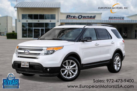 2013 Ford Explorer for sale at European Motors Inc in Plano TX