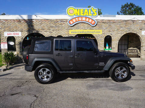 2016 Jeep Wrangler Unlimited for sale at Oneal's Automart LLC in Slidell LA