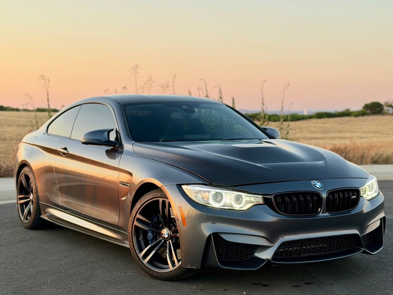 Mineral Grey Metallic 2015 BMW M4 Base 2dr Coupe 1