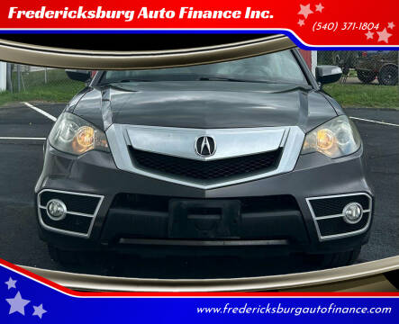 2010 Acura RDX for sale at Fredericksburg Auto Finance Inc. in Fredericksburg VA