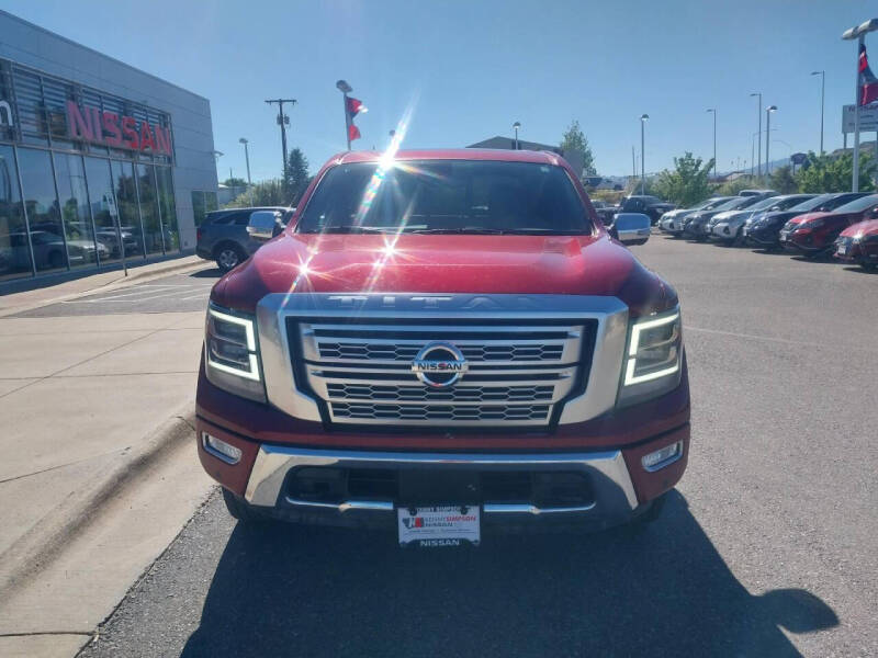 Used 2022 Nissan Titan Platinum Reserve with VIN 1N6AA1ED4NN107594 for sale in Helena, MT