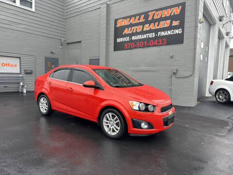 2013 Chevrolet Sonic for sale at Small Town Auto Sales Inc. in Hazleton PA