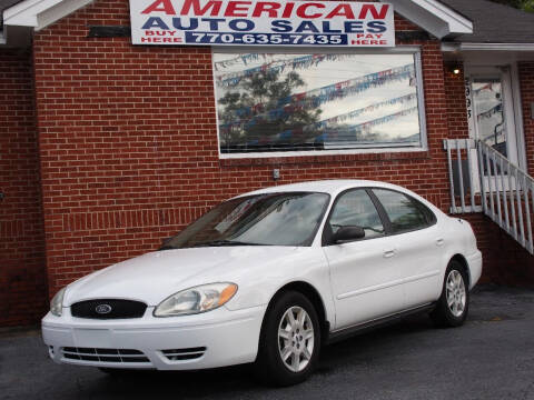 2007 Ford Taurus for sale at AMERICAN AUTO SALES LLC in Austell GA