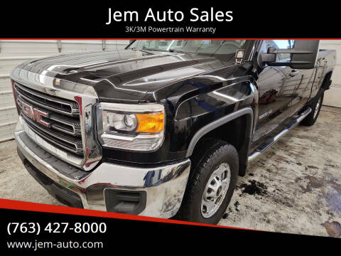 2015 GMC Sierra 2500HD for sale at Jem Auto Sales in Anoka MN