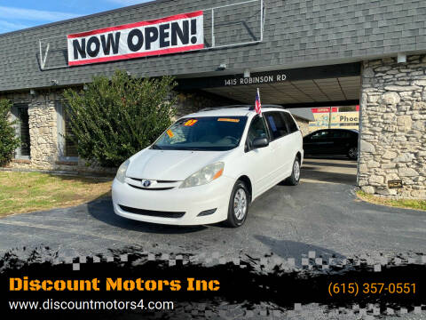 2007 Toyota Sienna for sale at Discount Motors Inc in Old Hickory TN