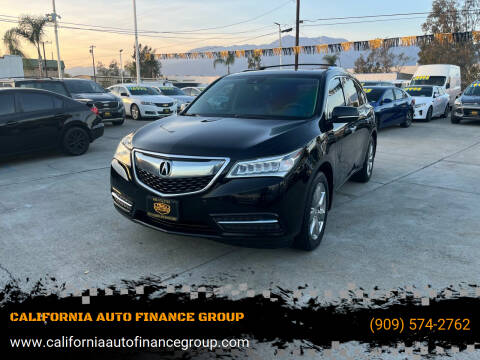 2016 Acura MDX for sale at CALIFORNIA AUTO FINANCE GROUP in Fontana CA