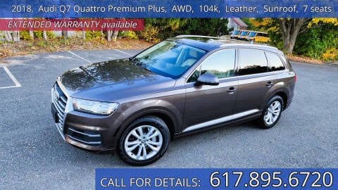 2018 Audi Q7 for sale at Carlot Express in Stow MA