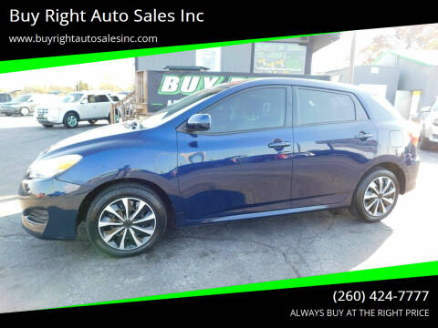 2010 Toyota Matrix for sale at Buy Right Auto Sales Inc in Fort Wayne IN