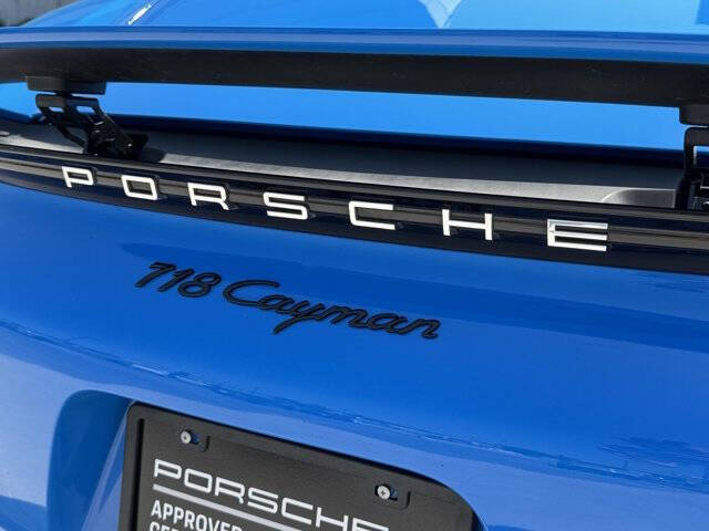 2025 Porsche 718 Cayman