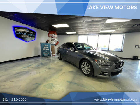 2015 Infiniti Q50 for sale at Lake View Motors in Oak Creek WI