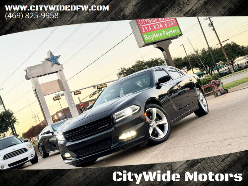 2018 Dodge Charger for sale at CityWide Motors in Garland TX