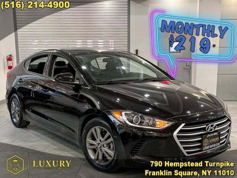 2018 Hyundai Elantra for sale at LUXURY MOTOR CLUB in Franklin Square NY