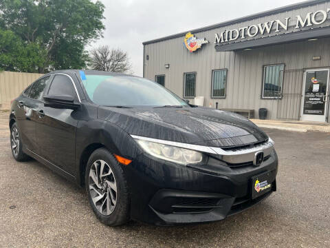 2017 Honda Civic for sale at Midtown Motor Company in San Antonio TX