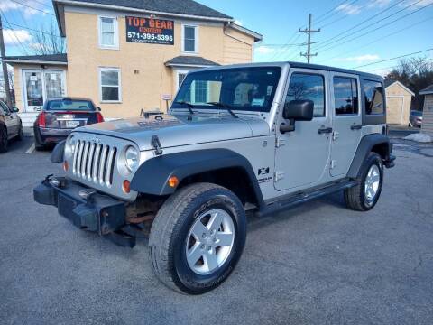 2007 Jeep Wrangler Unlimited for sale at Top Gear Motors in Winchester VA