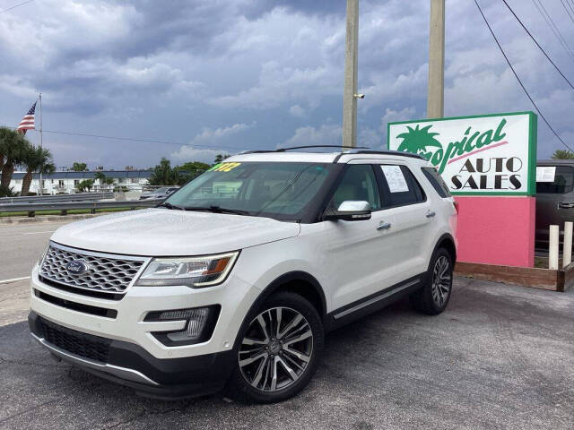 2017 Ford Explorer for sale at Tropical Auto Sales in North Palm Beach, FL