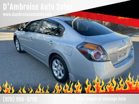 2008 Nissan Altima for sale at D'Ambroise Auto Sales in Lowell MA