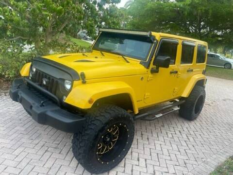 2015 Jeep Wrangler Unlimited for sale at American Classic Car Sales in Sarasota FL