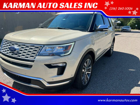 2018 Ford Explorer for sale at KARMAN AUTO SALES INC in Wichita KS