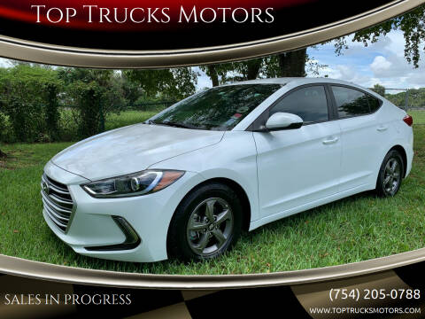 2017 Hyundai Elantra for sale at Top Trucks Motors in Pompano Beach FL