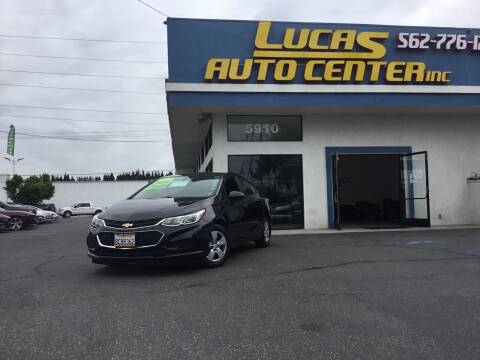 2018 Chevrolet Cruze for sale at Lucas Auto Center Inc in South Gate CA
