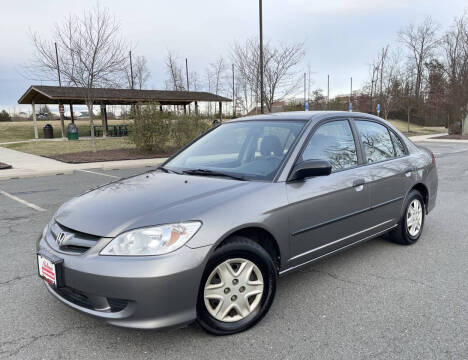 2005 Honda Civic for sale at Nelson's Automotive Group in Chantilly VA