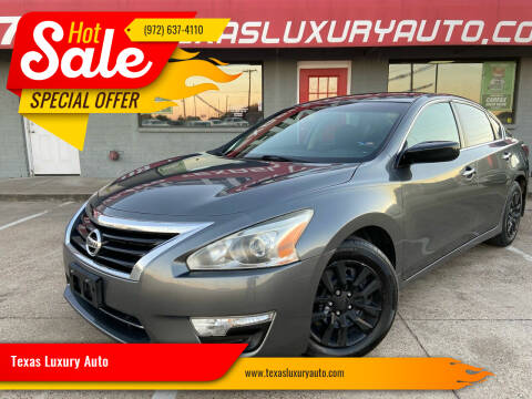2015 Nissan Altima for sale at Texas Luxury Auto in Cedar Hill TX