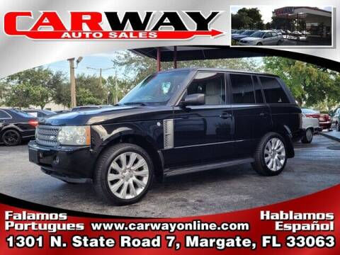 2008 Land Rover Range Rover for sale at CARWAY Auto Sales in Margate FL