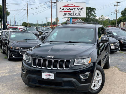 2014 Jeep Grand Cherokee for sale at Supreme Auto Sales in Chesapeake VA