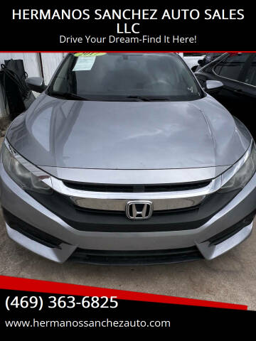 2017 Honda Civic for sale at HERMANOS SANCHEZ AUTO SALES LLC in Dallas TX