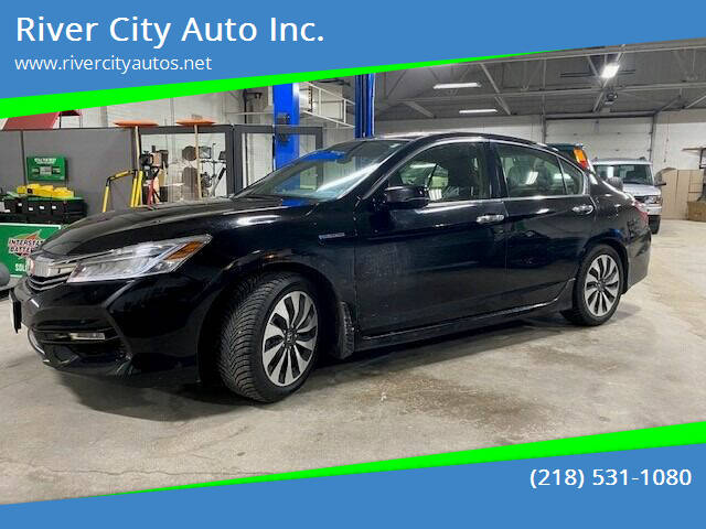 2017 Honda Accord Hybrid for sale at River City Auto Inc. in Fergus Falls MN