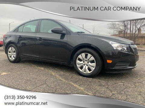 2016 Chevrolet Cruze Limited for sale at PLATINUM CAR COMPANY in Detroit MI