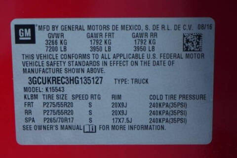 2017 Chevrolet Silverado 1500