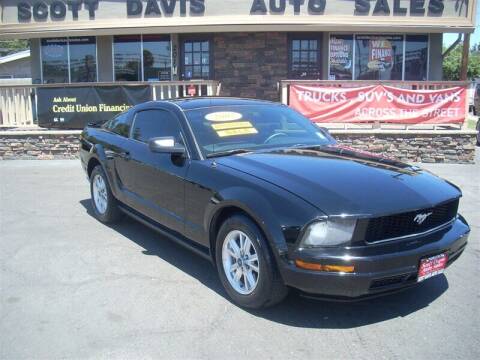 2007 Ford Mustang for sale at Scott Davis Auto Sales in Turlock CA