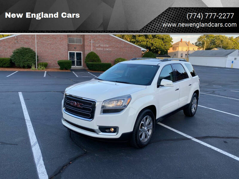 2013 GMC Acadia for sale at New England Cars in Attleboro MA