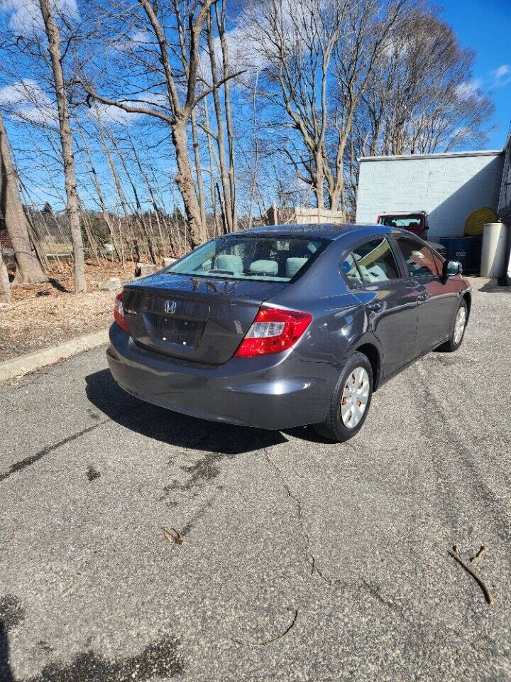 2012 Honda Civic for sale at Taktak Auto Group in Tewksbury, MA