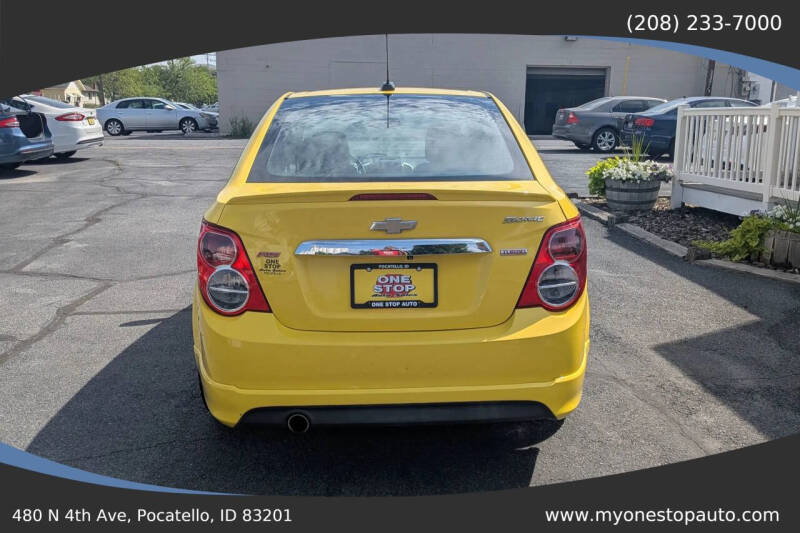 2016 Chevrolet Sonic RS Manual