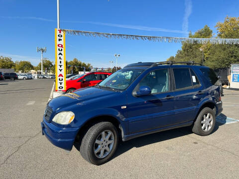 2000 Mercedes-Benz M-Class for sale at TOP QUALITY AUTO in Rancho Cordova CA