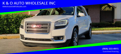 2014 GMC Acadia for sale at K & O AUTO WHOLESALE INC in Jacksonville FL