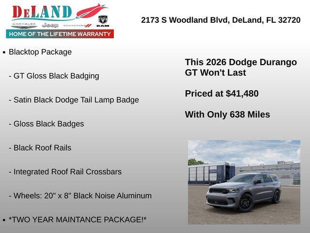 2026 Dodge Durango GT