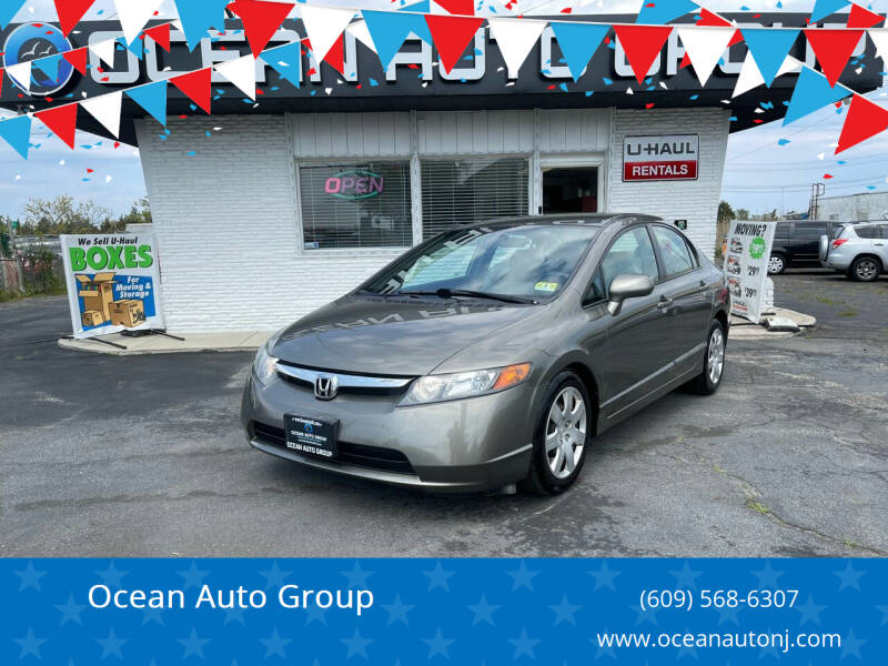 2008 Honda Civic for sale at Ocean Auto Group in Pleasantville NJ