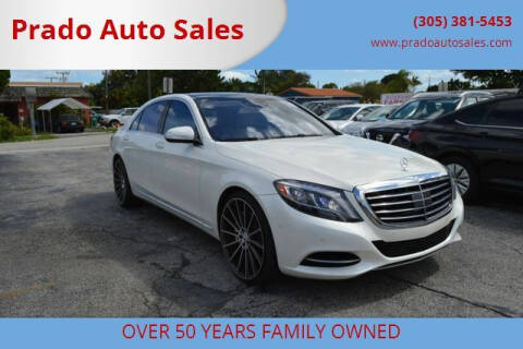 2014 Mercedes-Benz S-Class for sale at Prado Auto Sales in Miami FL