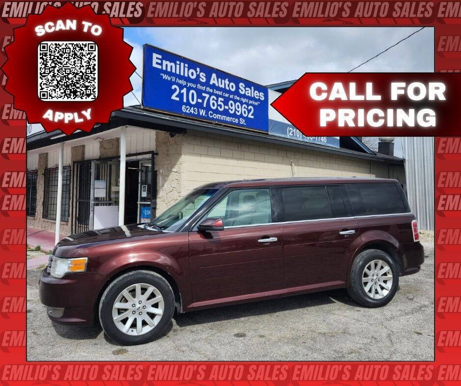 Red 2009 Ford Flex SEL SEL Crossover 4dr 1