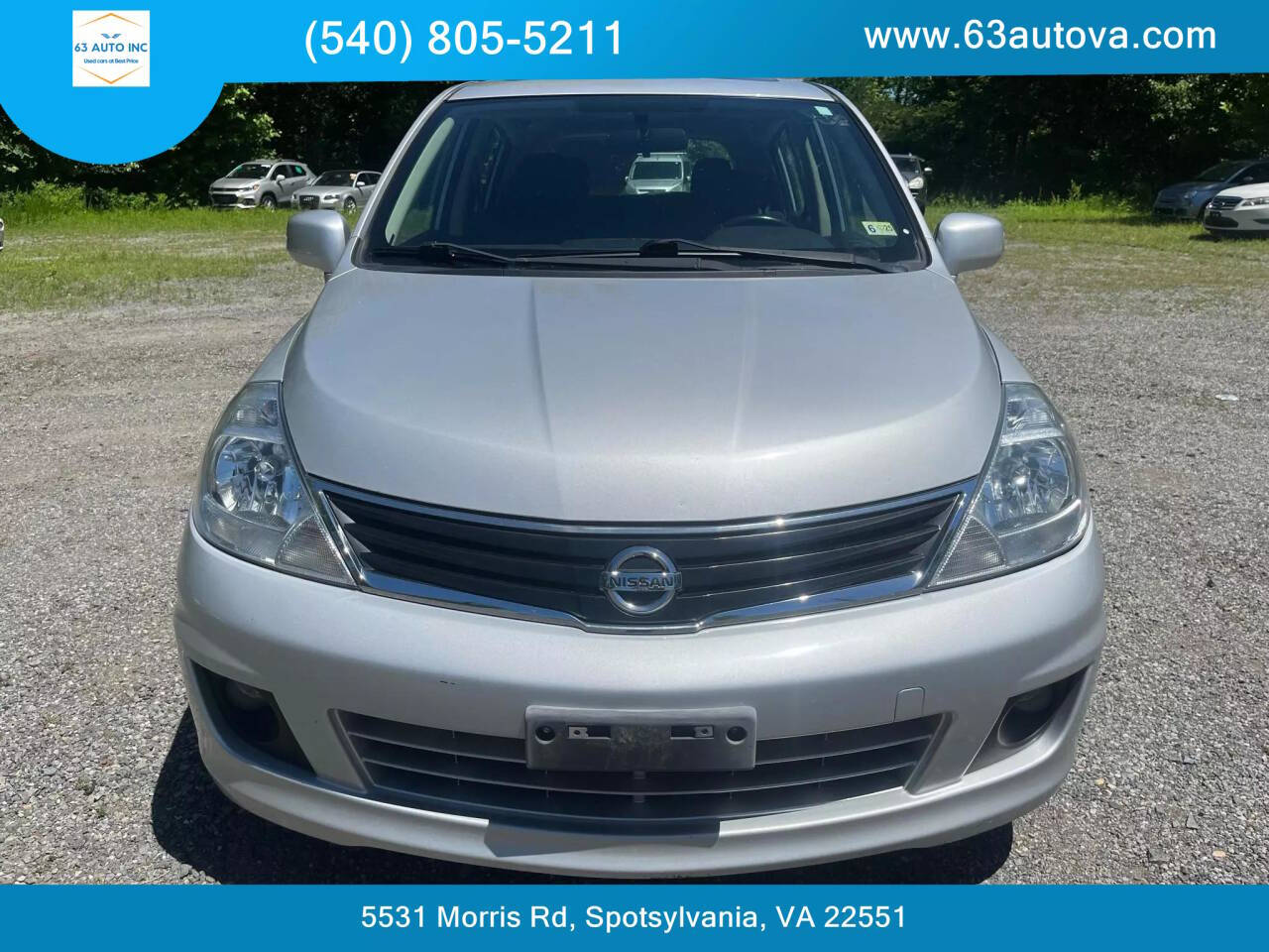 2011 Nissan Versa for sale at 63 Auto Inc in Spotsylvania, VA