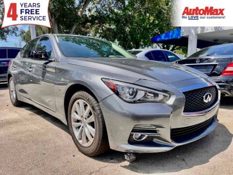 2016 Infiniti Q50 for sale at Auto Max in Hollywood FL